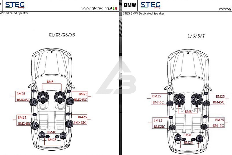 НЧ-динамики BMW STEG BM8 (пара)
