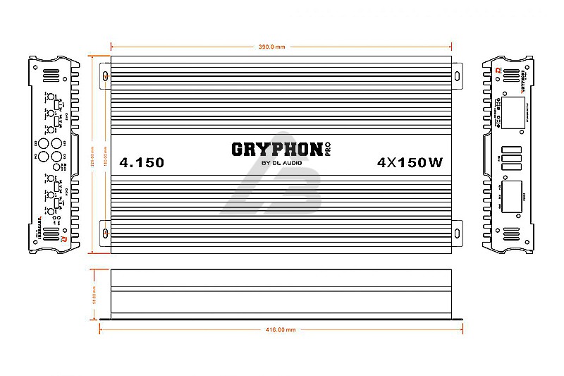  4-канальный усилитель DL Audio Gryphon Pro 4.150