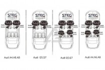 Компонентная акустика STEG Audi MA 8C  - 4