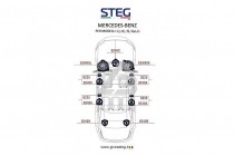 Компонентная акустика STEG Mercedes-Benz BZ 40 A  - 4