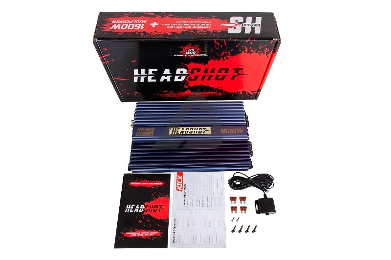 1-канальный усилитель Kicx HeadShot HS1600