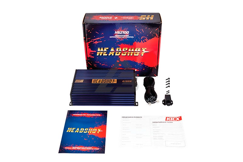 1-канальный усилитель Kicx HeadShot HS2100 D