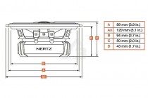 Акустическая система Hertz DCX 100.3 - 3