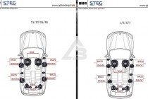 Компонентная акустика STEG BMW BMX45C  - 4