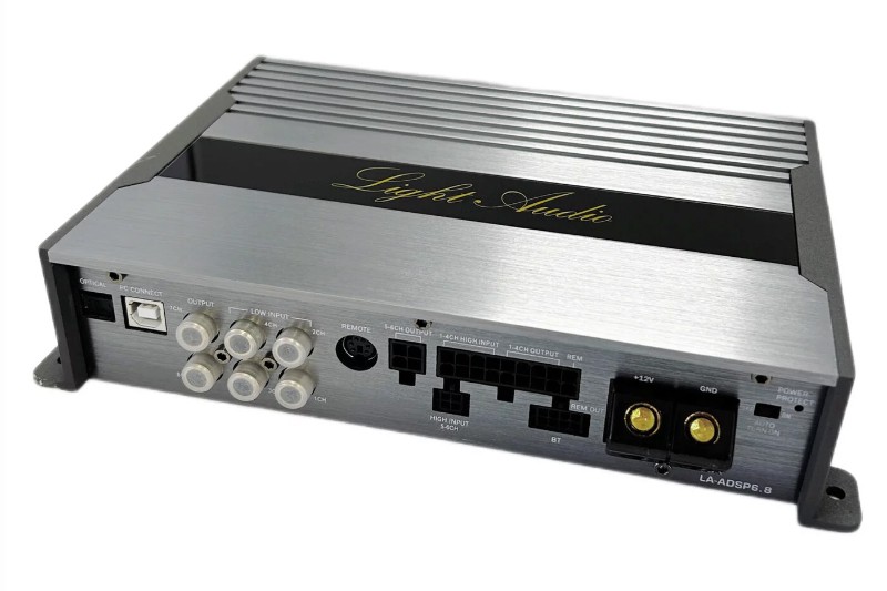 6-канальный усилитель Light Audio LA-ADSP6.8 (+8 каналов DSP)