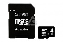 Флеш-карта microSDHC 4Gb Silicon Power - 2